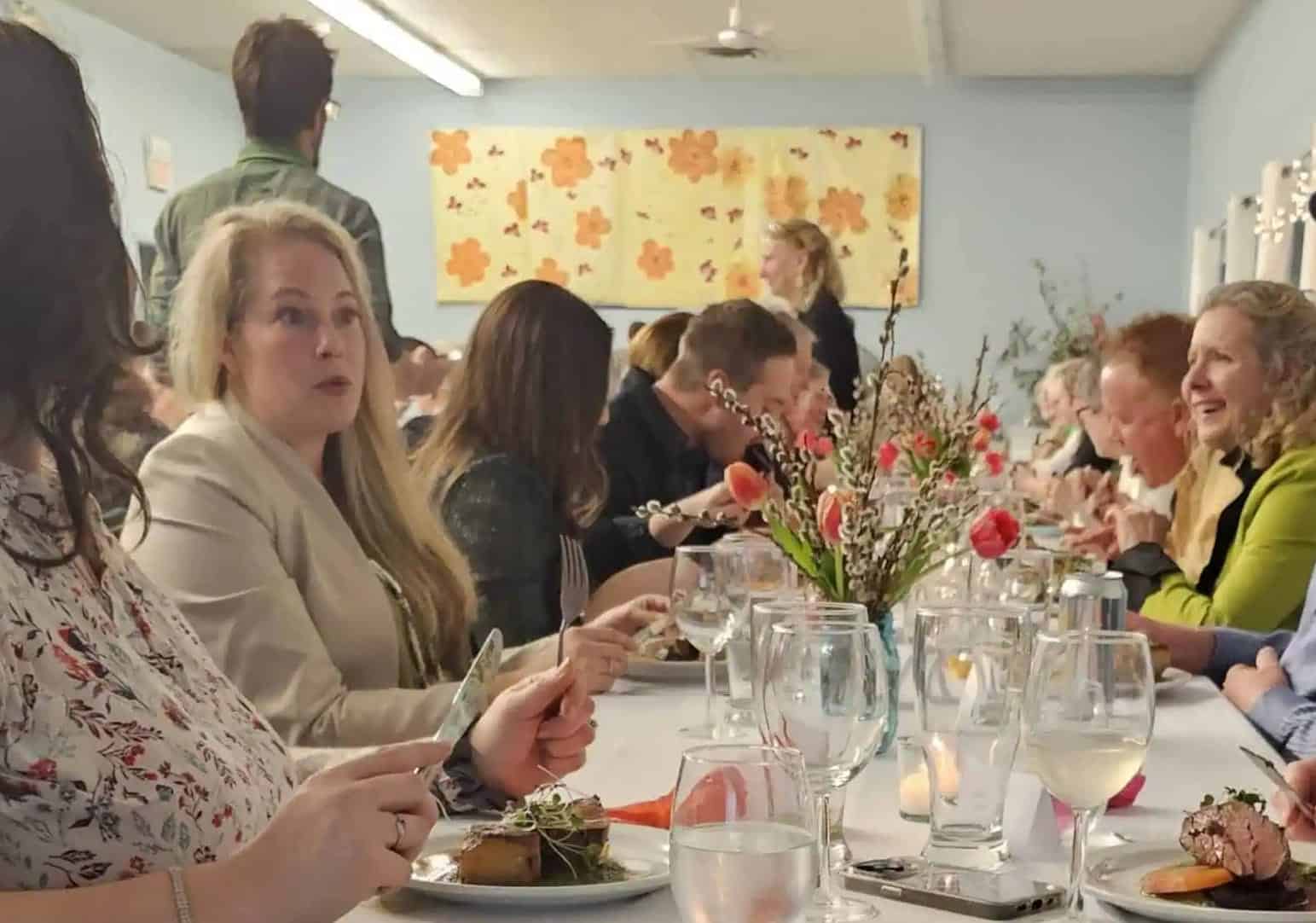 Diners at the Gala